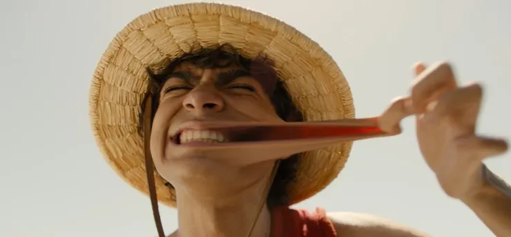 魯夫的橡膠人超能力，圖片來源：Netflix