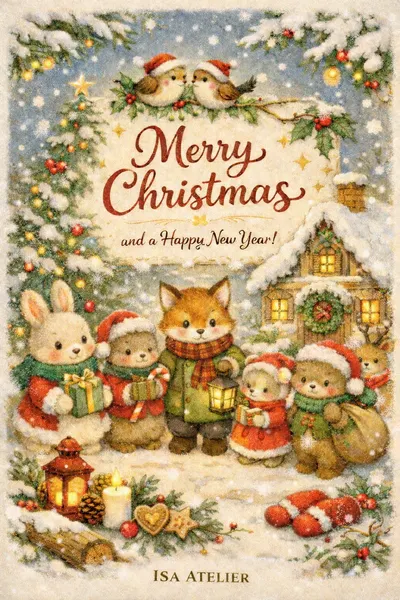 《織夢冬日：ISA ATELIER 的節日繪本》