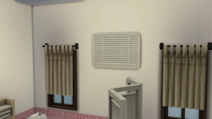 房間內也有冷氣機。