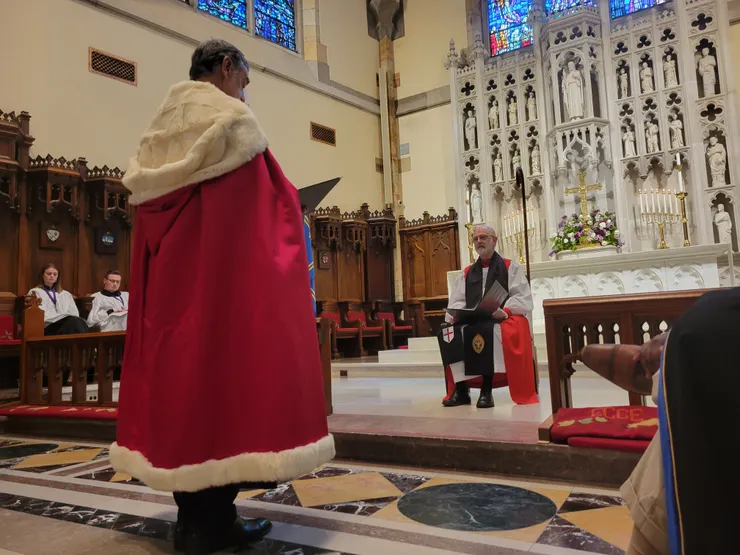 當地聖公會的儀式照片