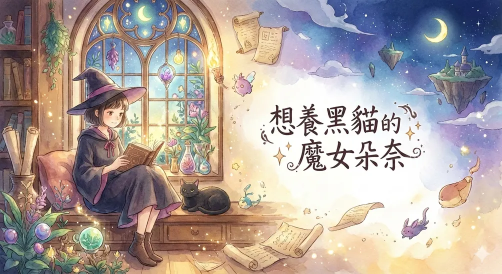 想養黑貓的魔女朵奈