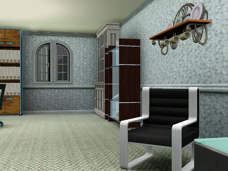 這張扶手椅是給客人坐的。