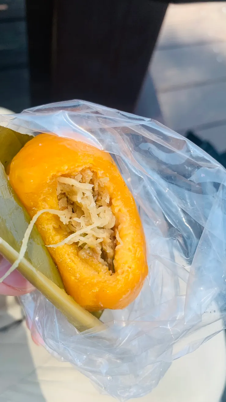 鹹食的蘿蔔絲很順口,讓人一不小心就吃完。