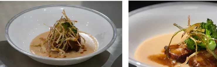 劇中端出來的菜餚