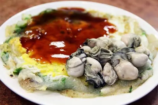 美味的鹿港蚵仔煎（圖片截圖於網路）