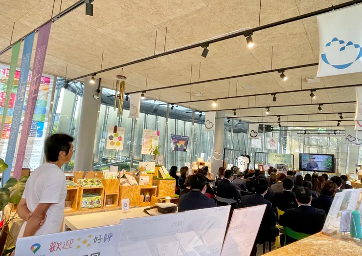 魏德聖導演來到心之谷永續教育園區Showroom場館中分享