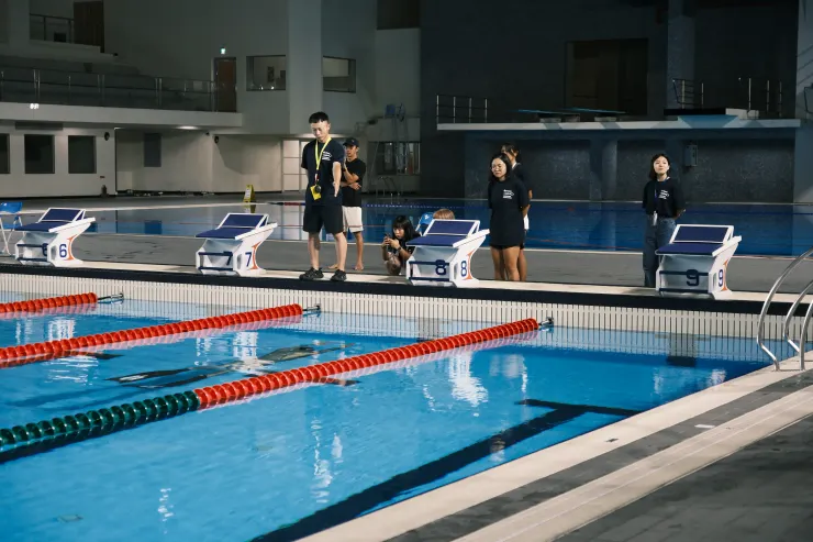 花春盃自由潛水比賽 安靜的比賽