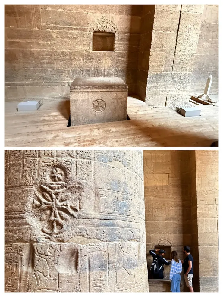 被拿來變成教堂，設有基督教祭壇和。