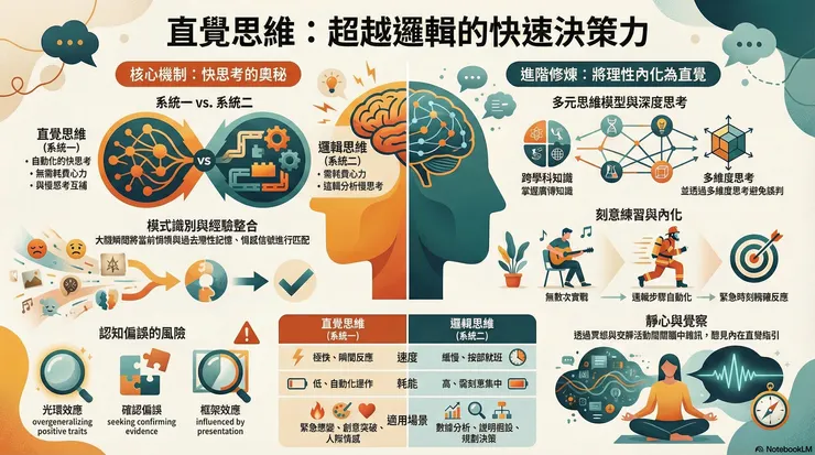 直覺思維重點插圖