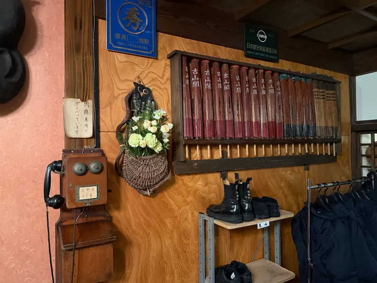 古山閣本館門口布置