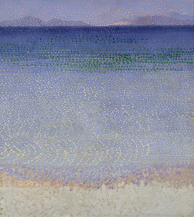 Henri-Edmond Cross《黃金島 Les Iles d'Or》1891-1892| 油彩 | Musée d'Orsay
