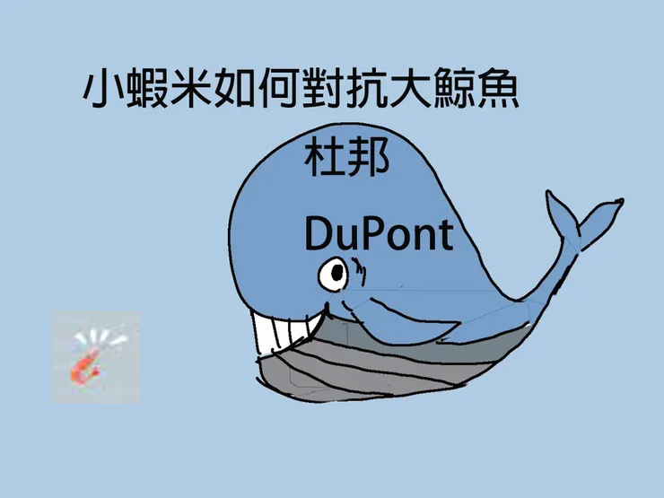 圖七 小蝦米對抗大鯨魚