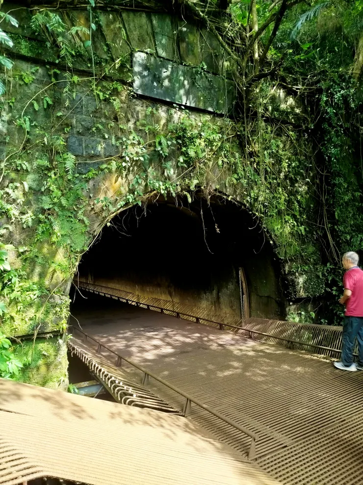 步道以鋼筋架空組成,不妨礙地下水流動。