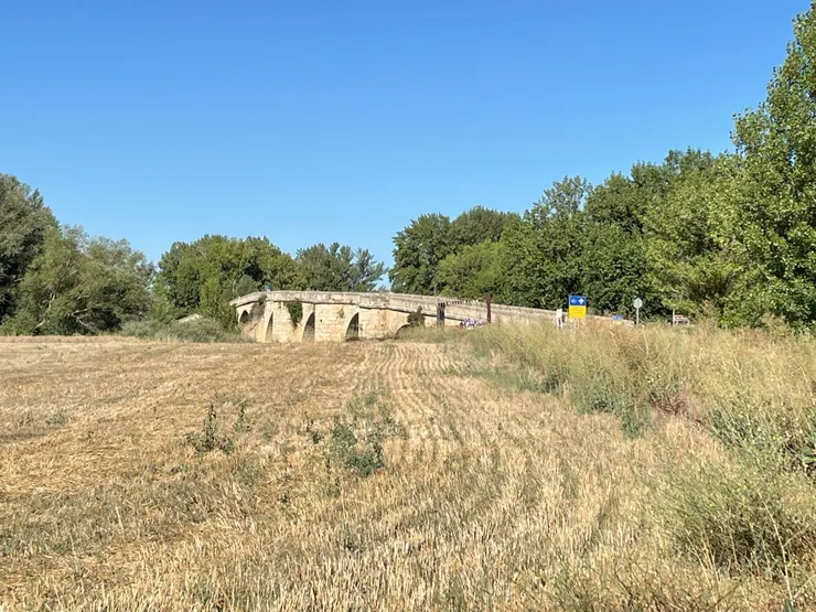 遠遠的都可以看見,指著你向前的扇貝指標。不容易再迷路。