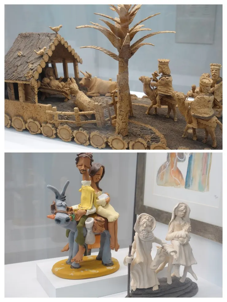 運用多元素材創作的宗教寓意藝術品