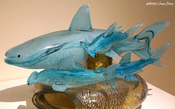 ▲新竹市玻璃工藝博物館-「時光璃影」聯展/圖片來源:Betty's Jump Diary