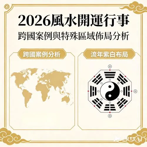 2026風水開運行事曆:跨國案例與特殊區域佈局分析