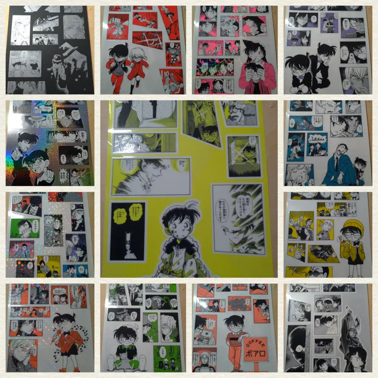 先來一張大合照，共13種