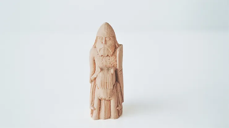 路易斯西洋棋紀念品。