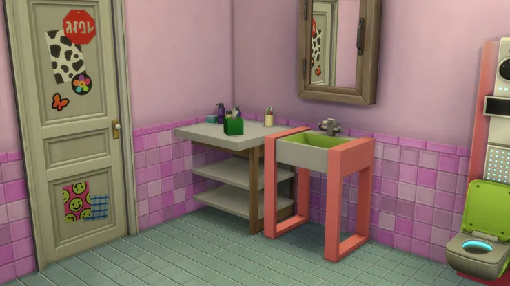 我特意設計得這麼花俏。模擬世界就是要做現實做不到的事。