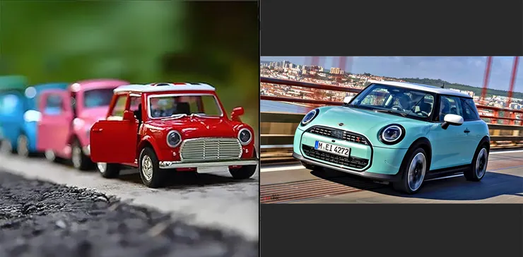 玩具車 vs 真實汽車