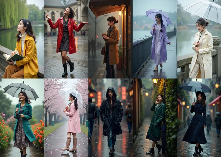 女性服飾穿搭參考書 17 雨中風情 篇