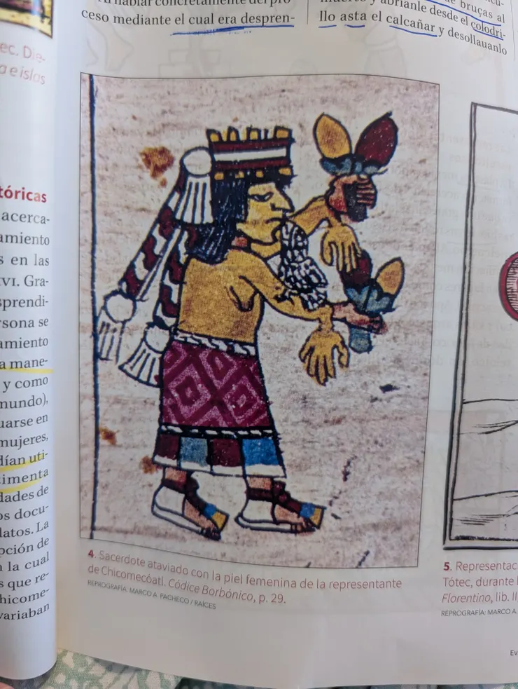 穿著女人皮，化身女神的男祭司