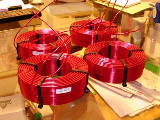 向唐竹訂購的 Sloen 3.3mH 空心電感，因唐竹 3.9mH 電感缺貨，故改用 3.3mH