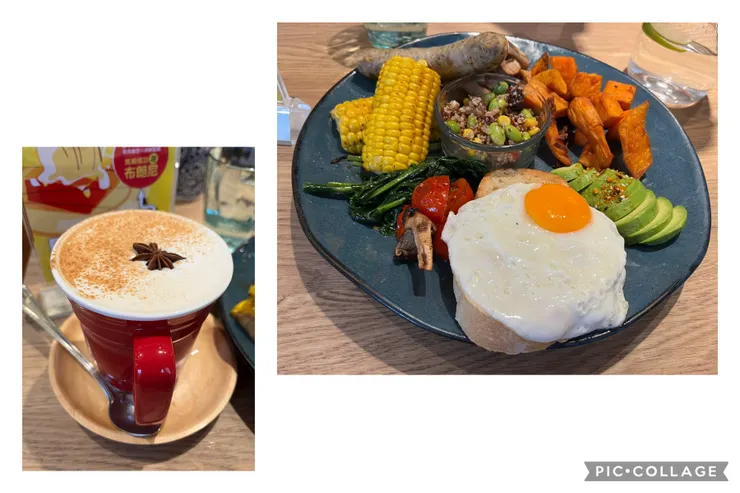 印度香料鮮奶茶、澳式大早餐。