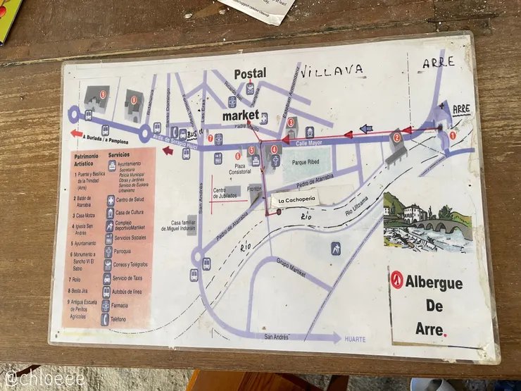 庇護所提供的小鎮地圖