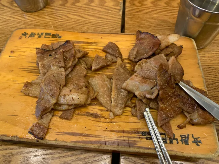 4人份的烤肉。