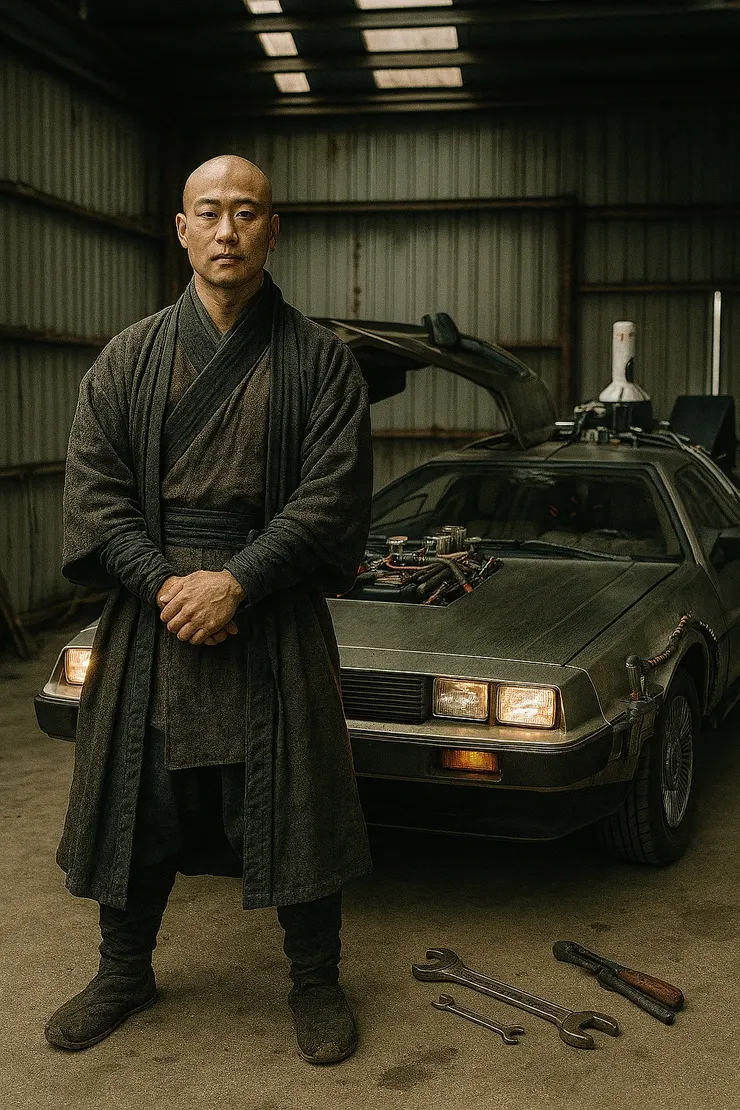 使用時空穿越器的穿越者