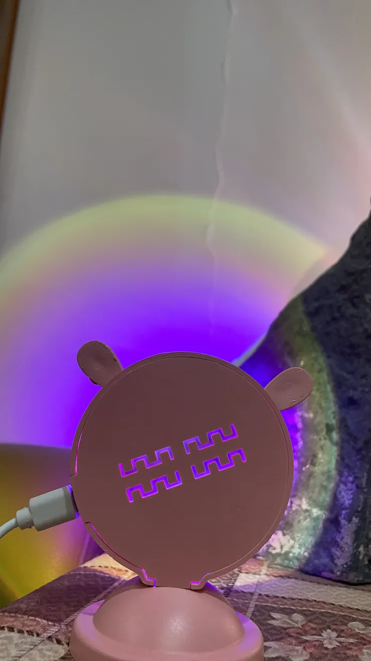 顏色很好看呢，可以調的