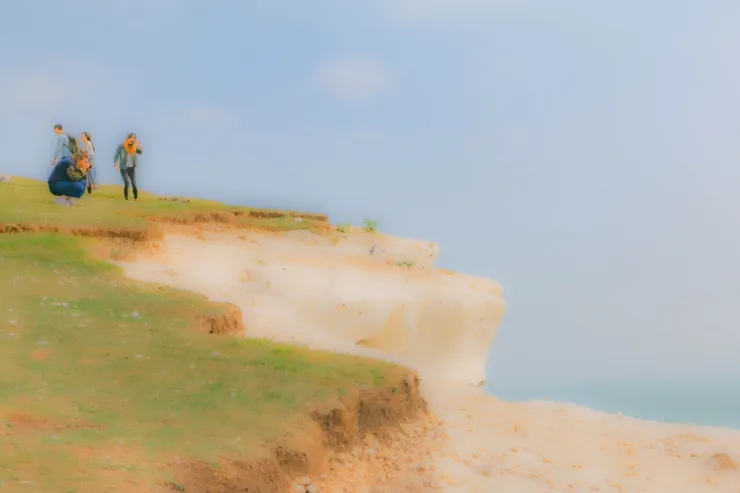 七姊妹崖的邊緣一景