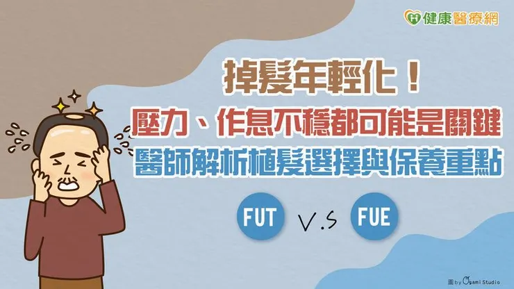 植髮除了最常見的FUT和FUE，還有其他不同的植髮術式，適合族群與恢復狀況不同，所以如果有需要植髮，可以與醫師討論、制定出完整的植髮方案。