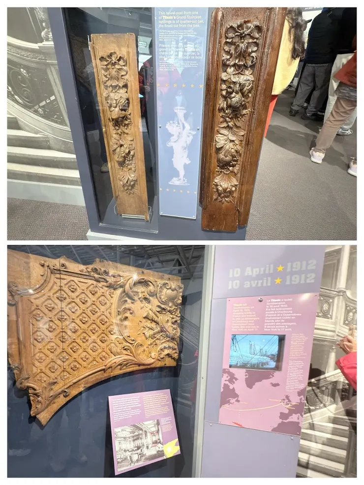 鐵達尼號頭等艙的裝潢都是精雕細琢的