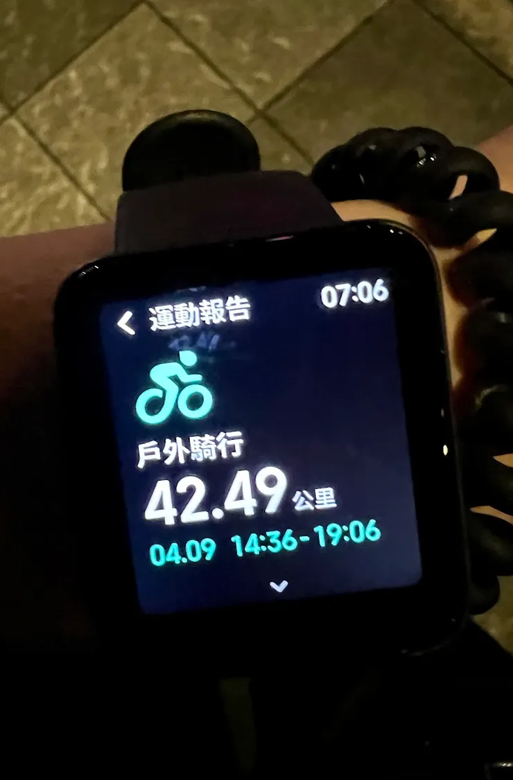 照片是2023年我一個人騎ubike，從中壢騎到永和，一邊騎一邊休息。