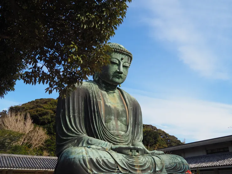 鎌倉大佛的各種角度，不管哪個角度都會讓我覺得大佛正慈祥地看著你