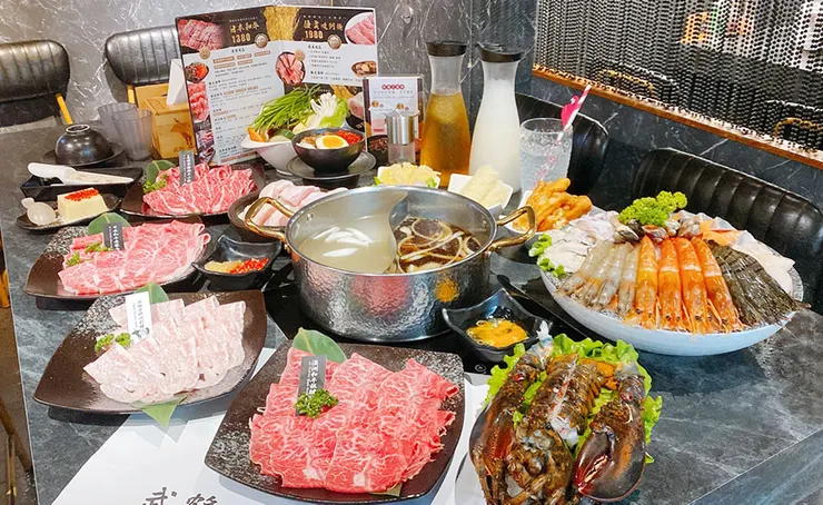 【武鶴和牛火鍋-吉林總店】A5和牛吃到飽、鱈場蟹腳吃到飽,送波士頓龍蝦│台北火鍋吃到飽推薦
