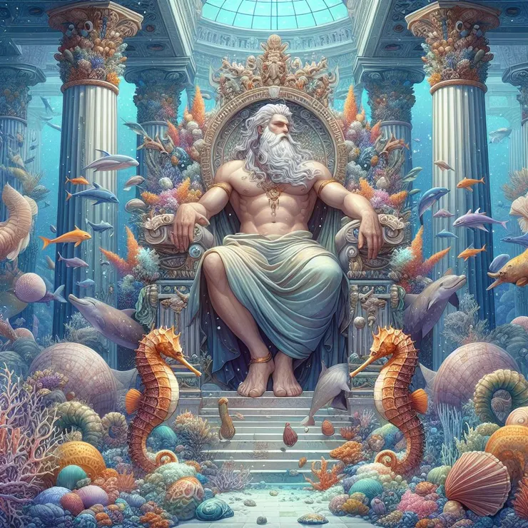 澳東、冰奧、達依找到了海神~