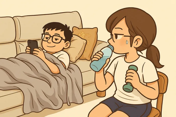 轉頭看見的.......