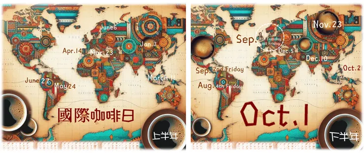 咖啡日: 世界各地的不同