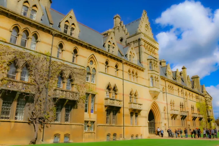 基督教堂學院的遊客入口建築物