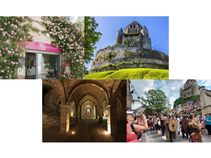 圖片來源(由左上至右下):Provins.net、Daytrip、Provins.net 、Le Parisien