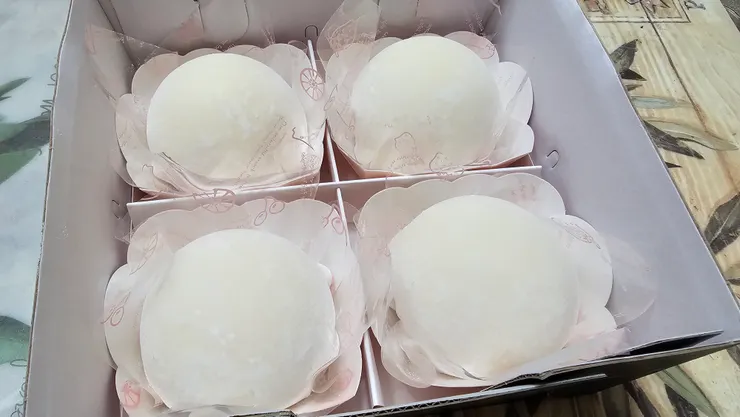 老媽吃兩個!我和老爸各吃一個!