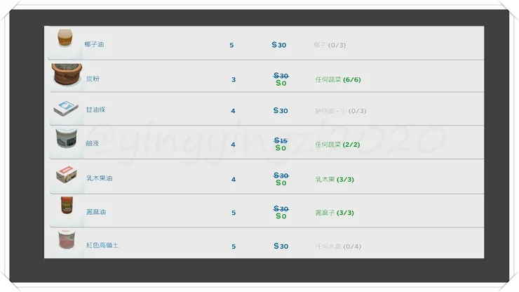 Add On 09產品清單