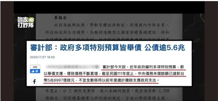 柯文哲痛批審計部做假帳/圖片來源:2024總統大選