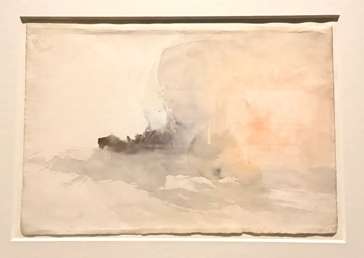 A Wreck, Possibly Related to 'Longships Lighthouse, Land's End' （約1834年創作）