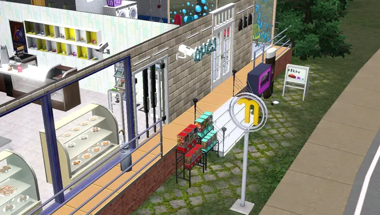 在等衣服洗好的時候，不想呆坐等，不如到隔壁的便利店買點東西喝。