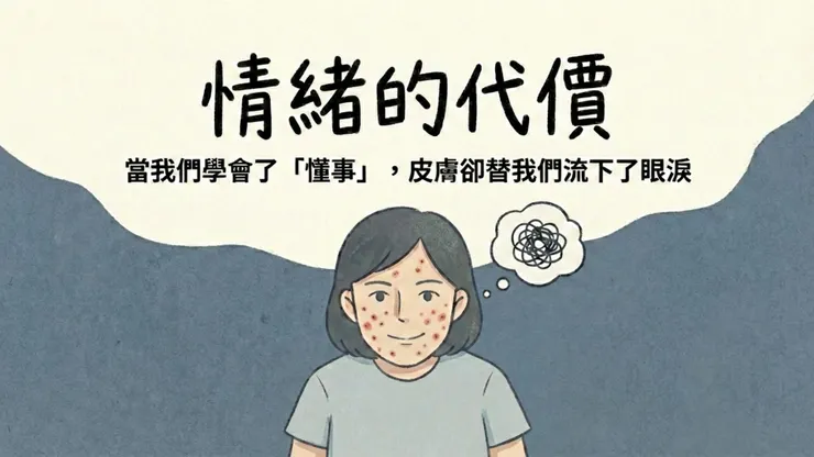 情緒的代價：當我們學會了懂事，皮膚卻替我們流下了眼淚